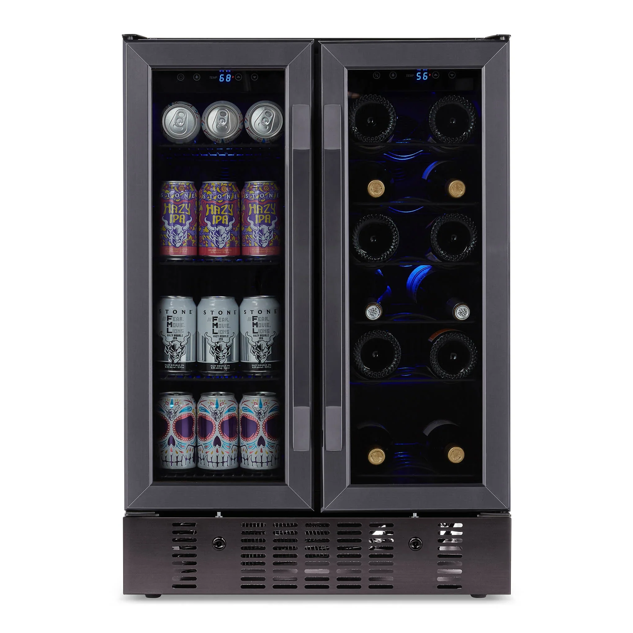 2025 Newair® Refrigerador Empotrable de Doble Zona – 60 Latas y 18 Botellas – 24