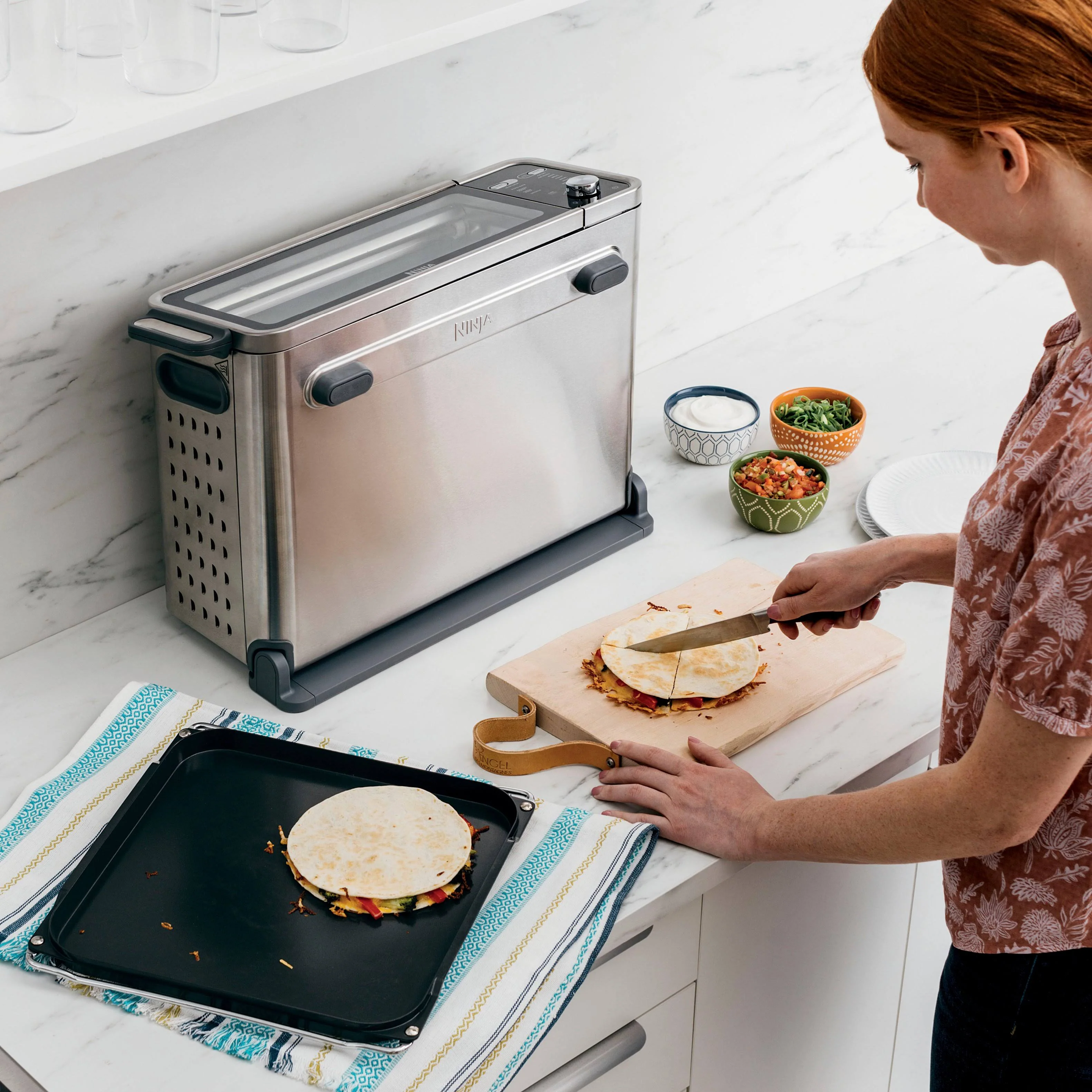 Ninja Foodi 11-in-1 Convection Toaster Oven Functionality Dual Heat FT301