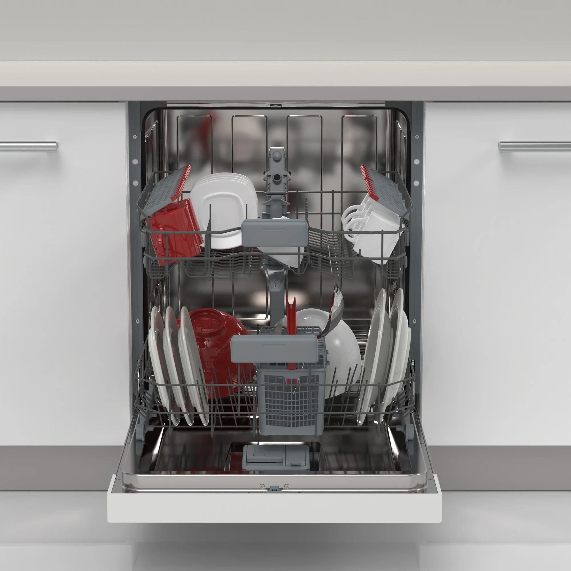 Sharp Geschirrspüler Unterbau teilint. QW-NA1CU47DW 60cm