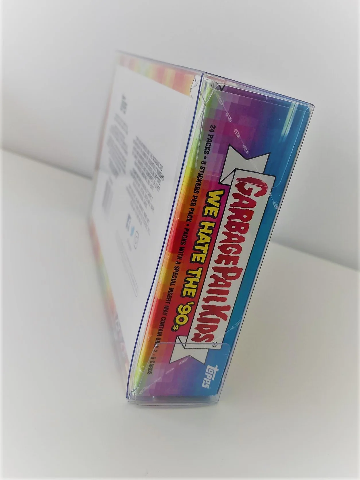 5x Thick Plastic (PET) Protection Boxes For Garbage Pail Kids Collectors Boxes