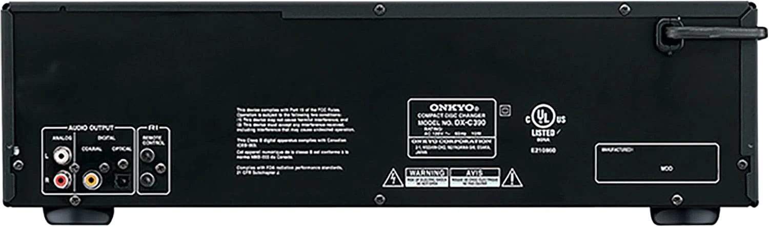DXC390 6-Disc CD Changer, Black