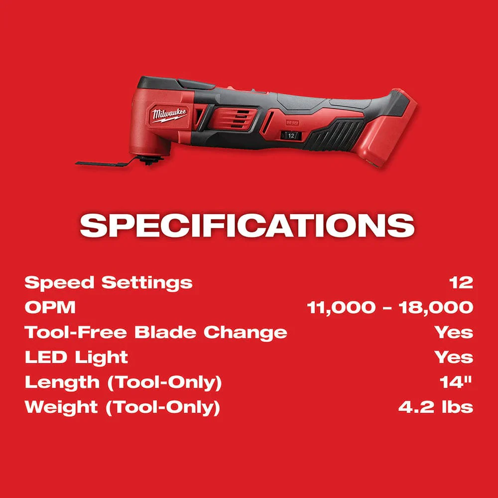 2025 Herramienta Multifunción Milwaukee M18™ – Versatilidad y Potencia para Profesionales