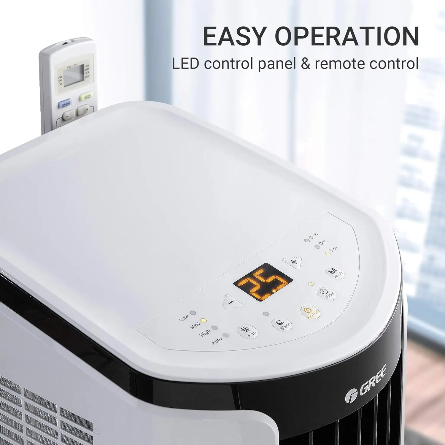 Gree Climatiseur portable 10 000 BTU