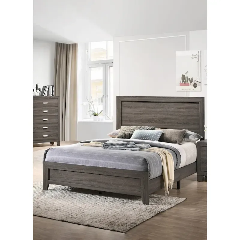 Premium Anastasia Panel Bed by Best Quality Furniture