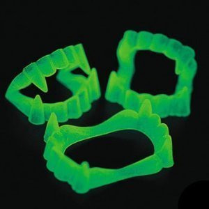 Glow in the Dark Vampire Teeth | 144 PACK  WS1607D
