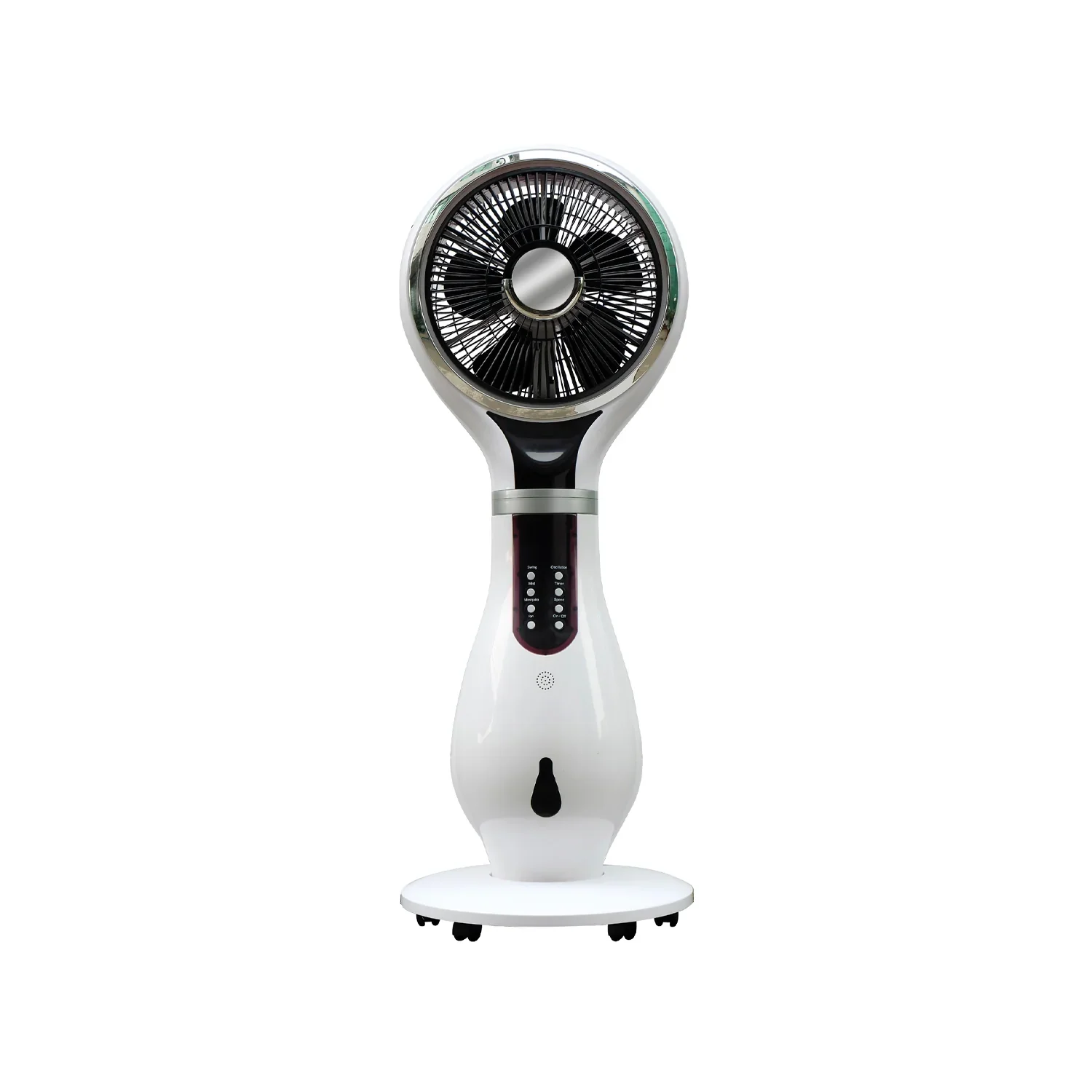 Ventilatore Nebulizzatore a Colonna con 3 velocità, Telecomando e Serbatoio 2,3L