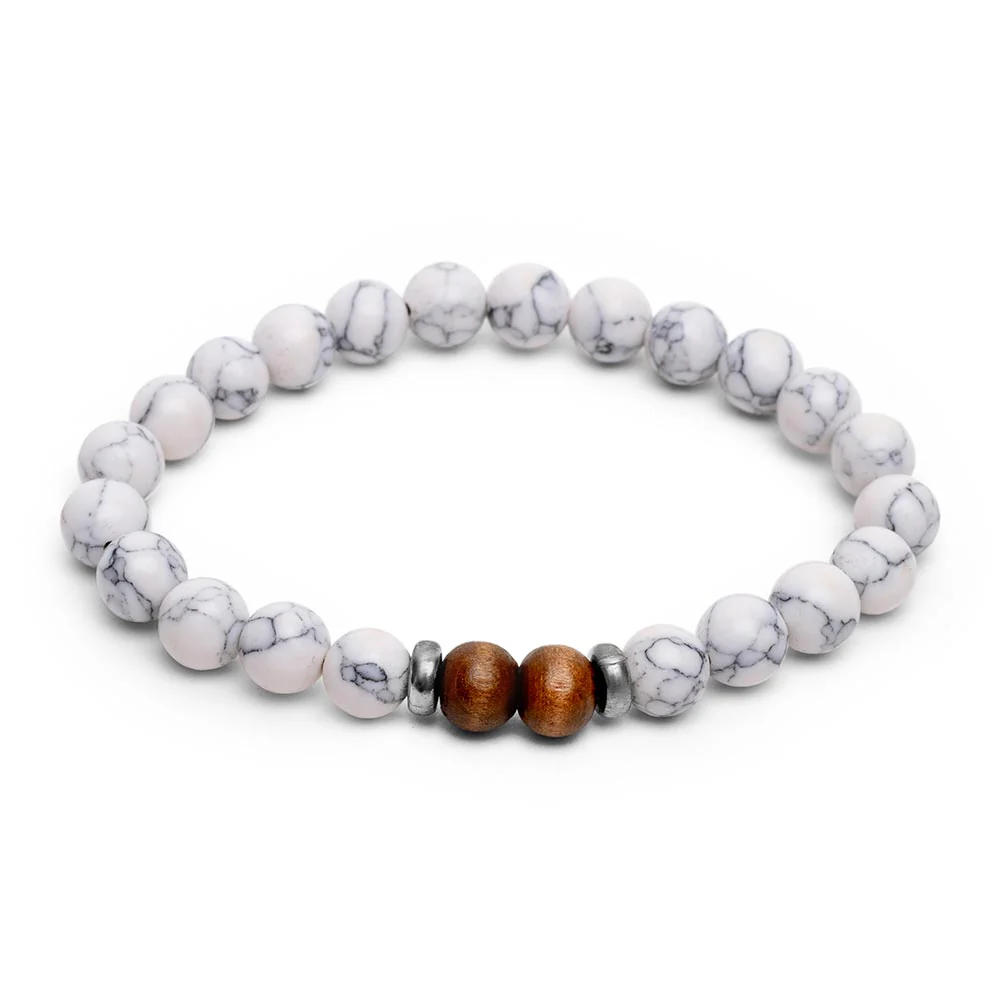 Balans Armband - Edelstenen - Howliet & Hout - Positiviteit