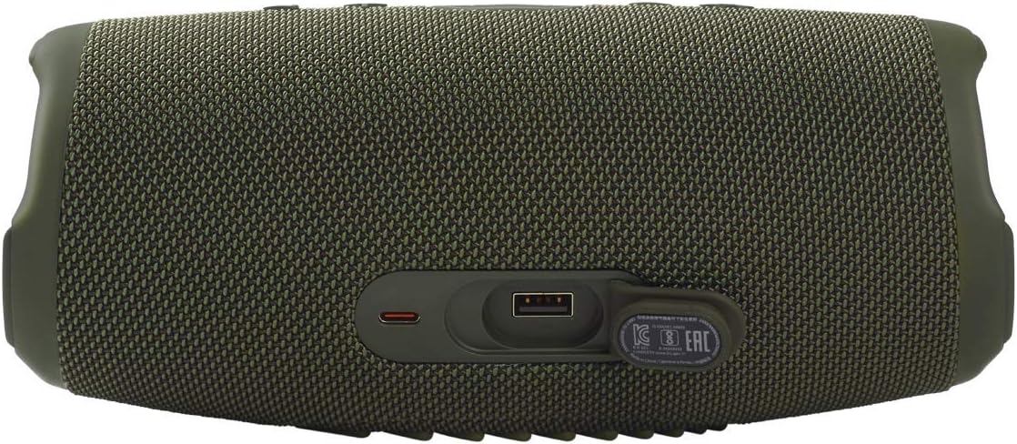 JBL Charge 5 Bluetooth-Lautsprecher in Schwarz – Wasserfeste, portable Boombox mit integrierter Powerbank – Eine Akku-Ladung für bis zu 20 Stunden kabellosen Musikgenuss