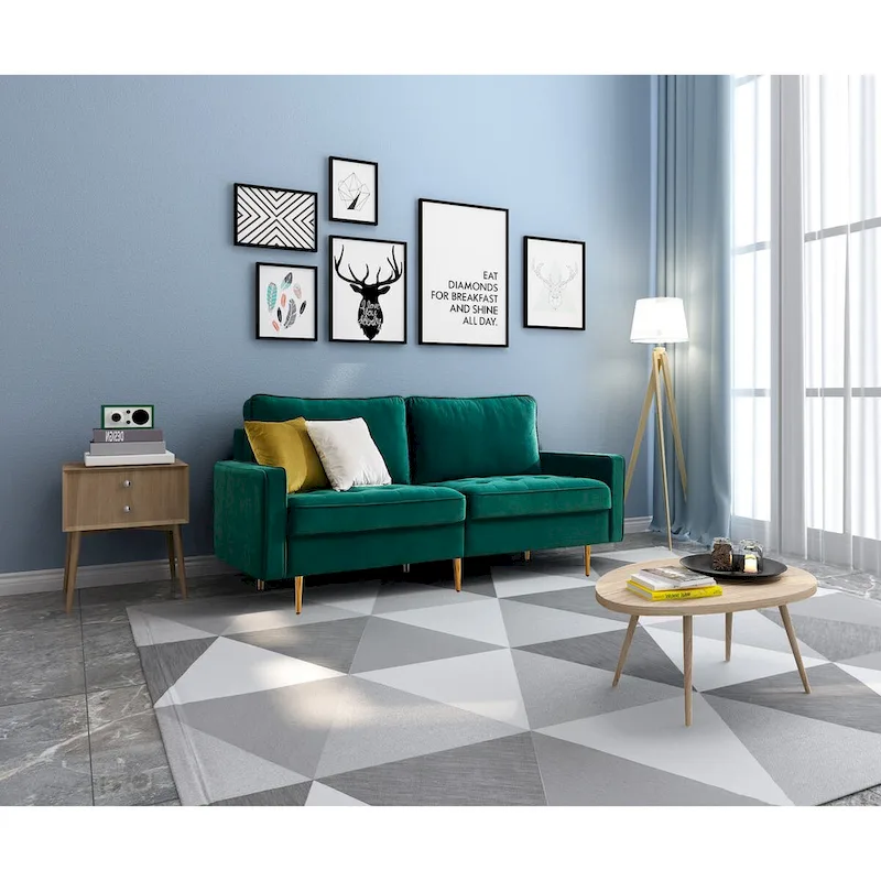 Velvet Fabric Sofa