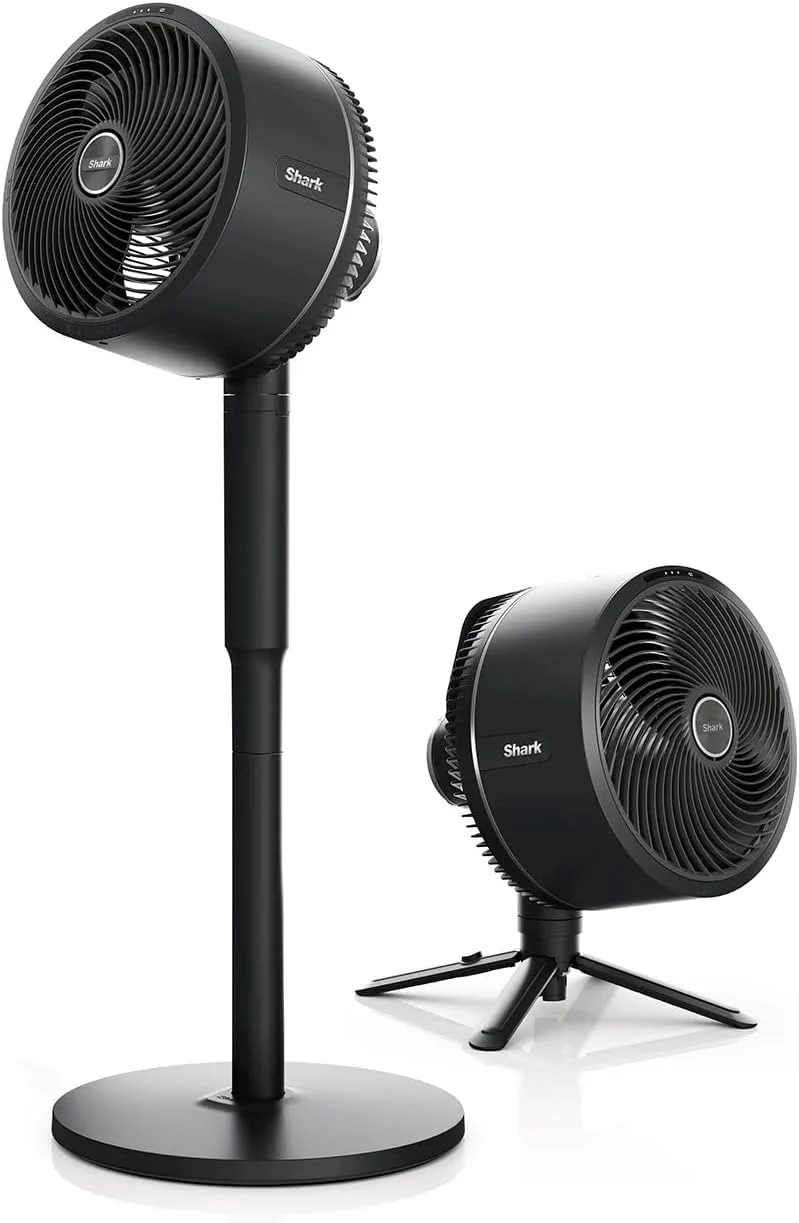Shark FlexBreeze 2-in-1 Ventilator met hoge snelheid, hybride ventilator met snoer en draadloos, voor binnen en buiten, met afstandsbediening, kantelbaar, verstelbaar, UV-bestendig en