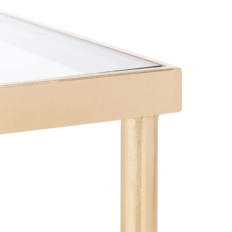 SAFAVIEH Couture Araminta Gold Leaf Coffee Table - Dimensions: 44