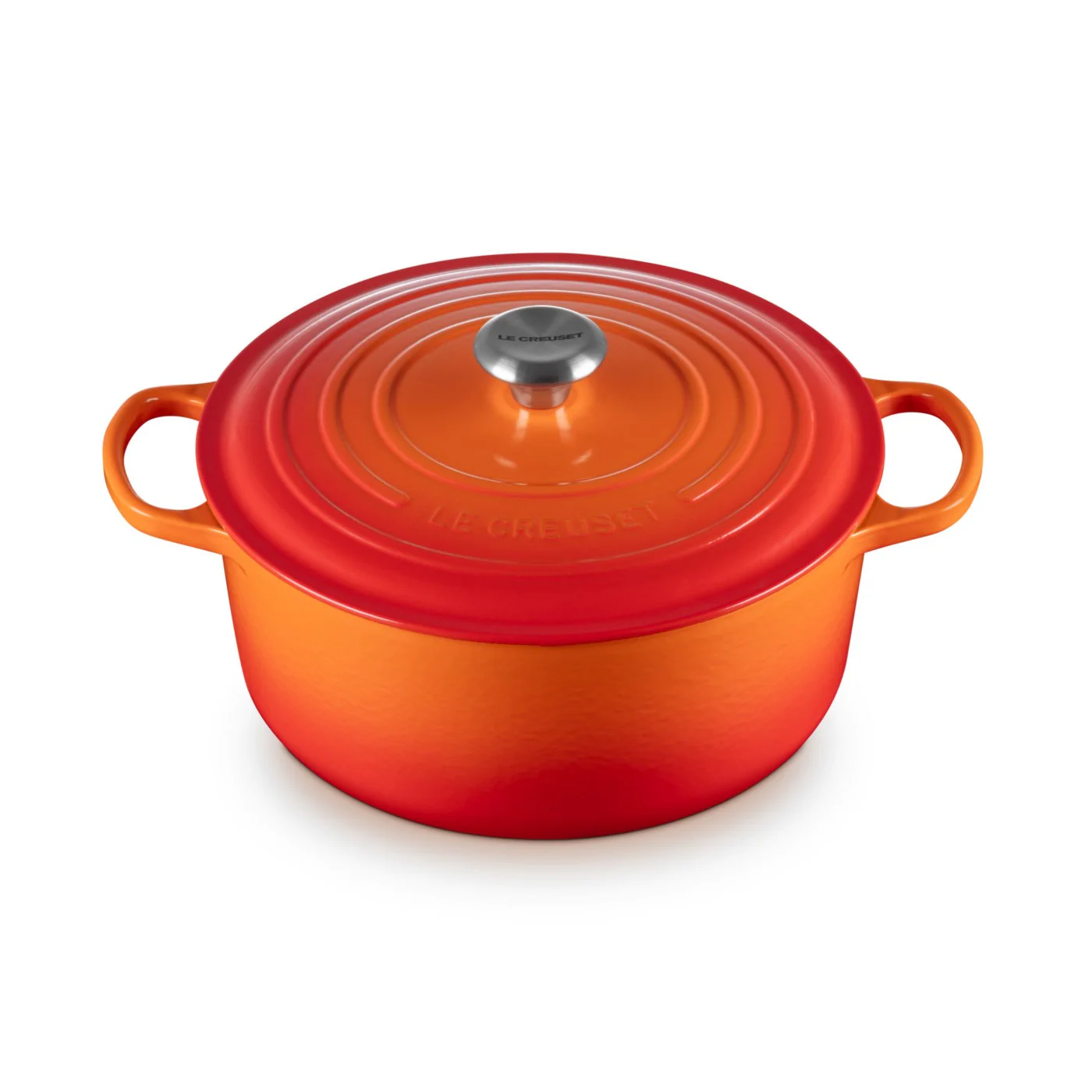 Le Creuset Pfanne Signature Gusseisen-Bräter, Ø 28cm, Ofenrot