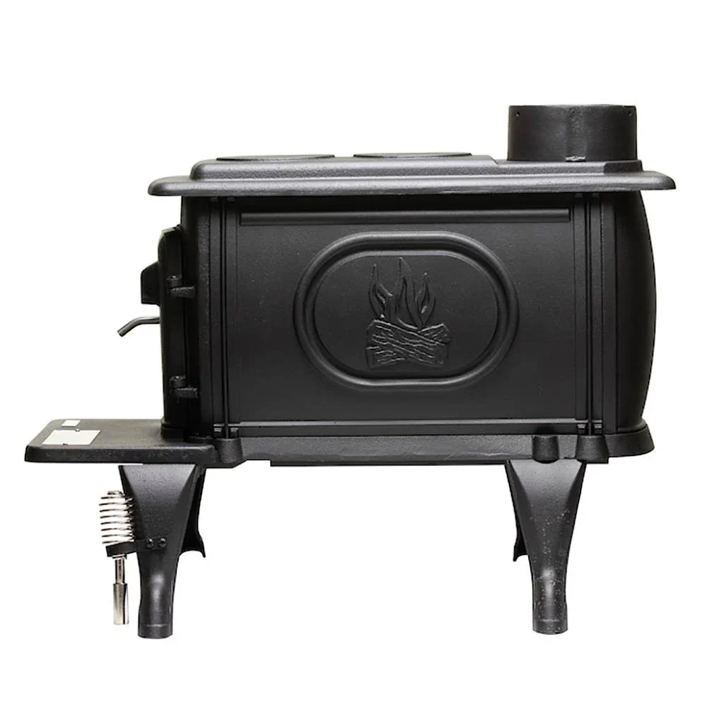 US Stove 900 Sq. ft. Cast Iron Wood Stove