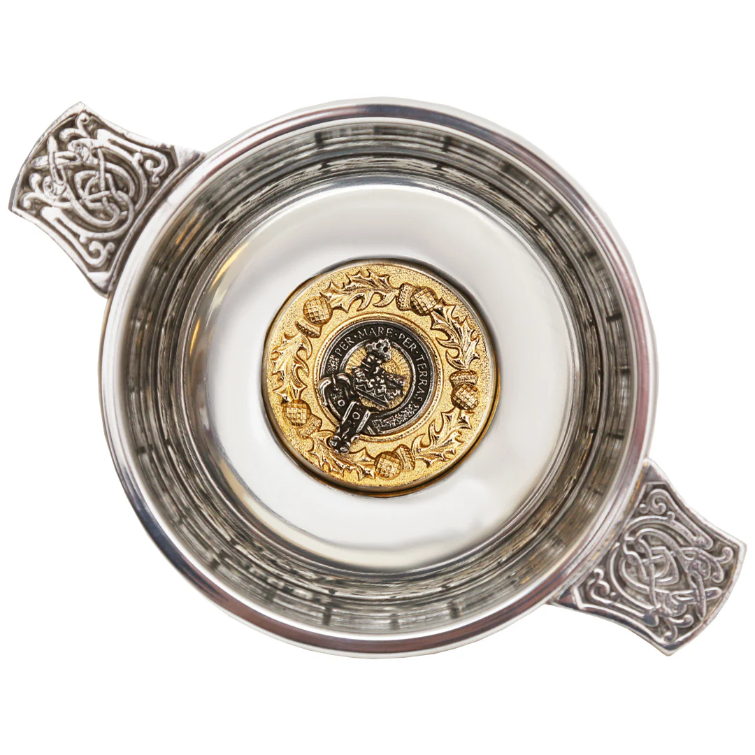Clan Crest Quaich - MacDonald