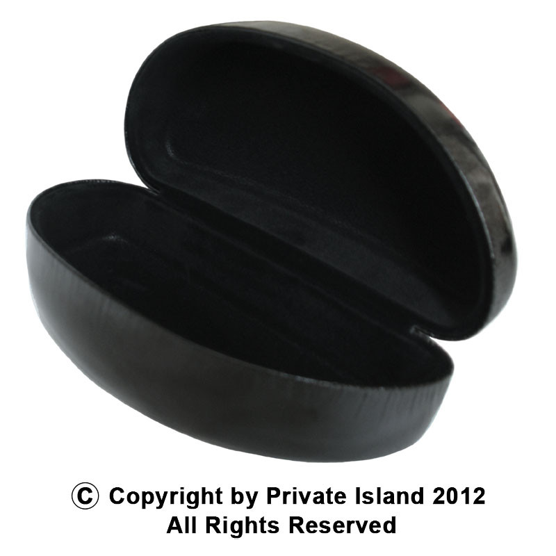 Sunglasses Case Black Clamshell 7010D