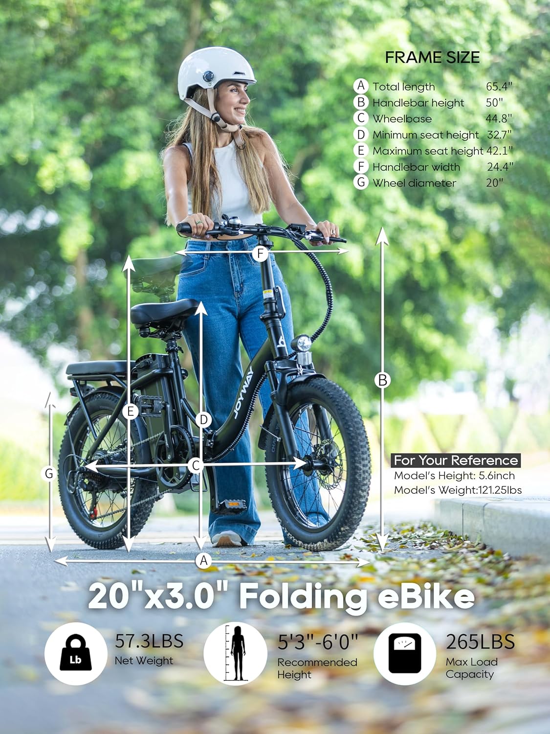 HELLOMOTO Folding Electric Bike, 873WH 18.2AH Long Range ebike 20 X 3.0 Fat Tire ebike 48V 750W E Bike, 28MPH,74 Miles Max Range, Adult Electric Bicycles for Commute