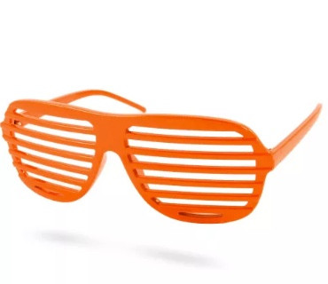 Orange Shutter Shades 12 PACK WS1164O