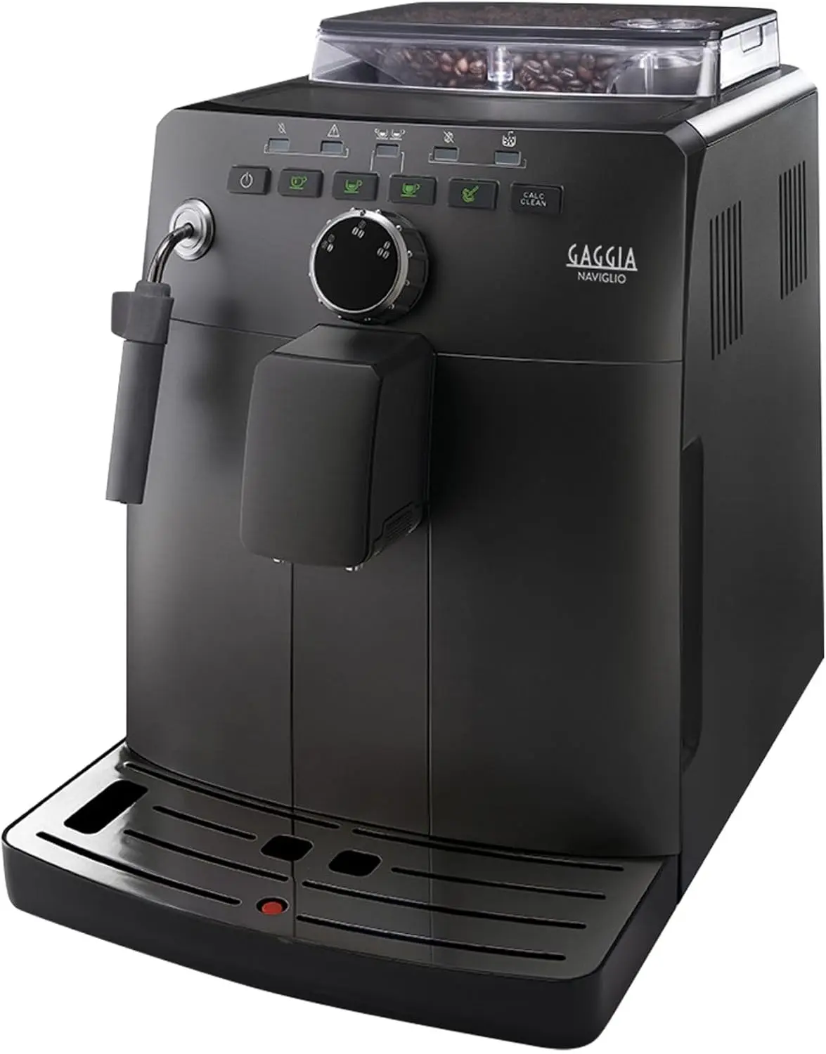Cafetera Gaggia HD8749/01 Naviglio negro, Cafetera Automática, para Espresso y Cappuccino, Café en Grano, 15 bares, 1850 W, Negro