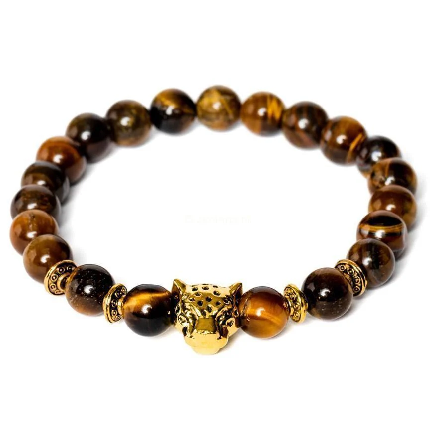 Balans Armband - Tijgeroog - Luipaard - Waakzaamheid