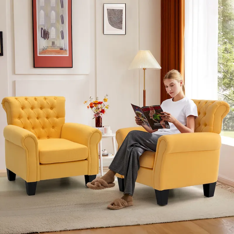 Pellebant Contemporary Club Armchair - Stylish Accent Chair for Living Room