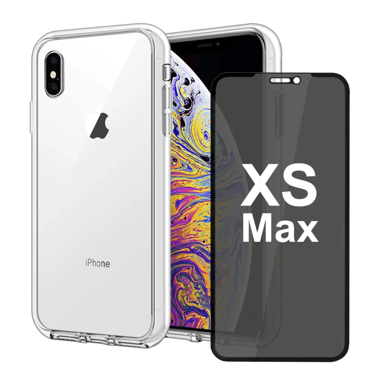 Transparente H��lle f��r iPhone mit Displayschutz