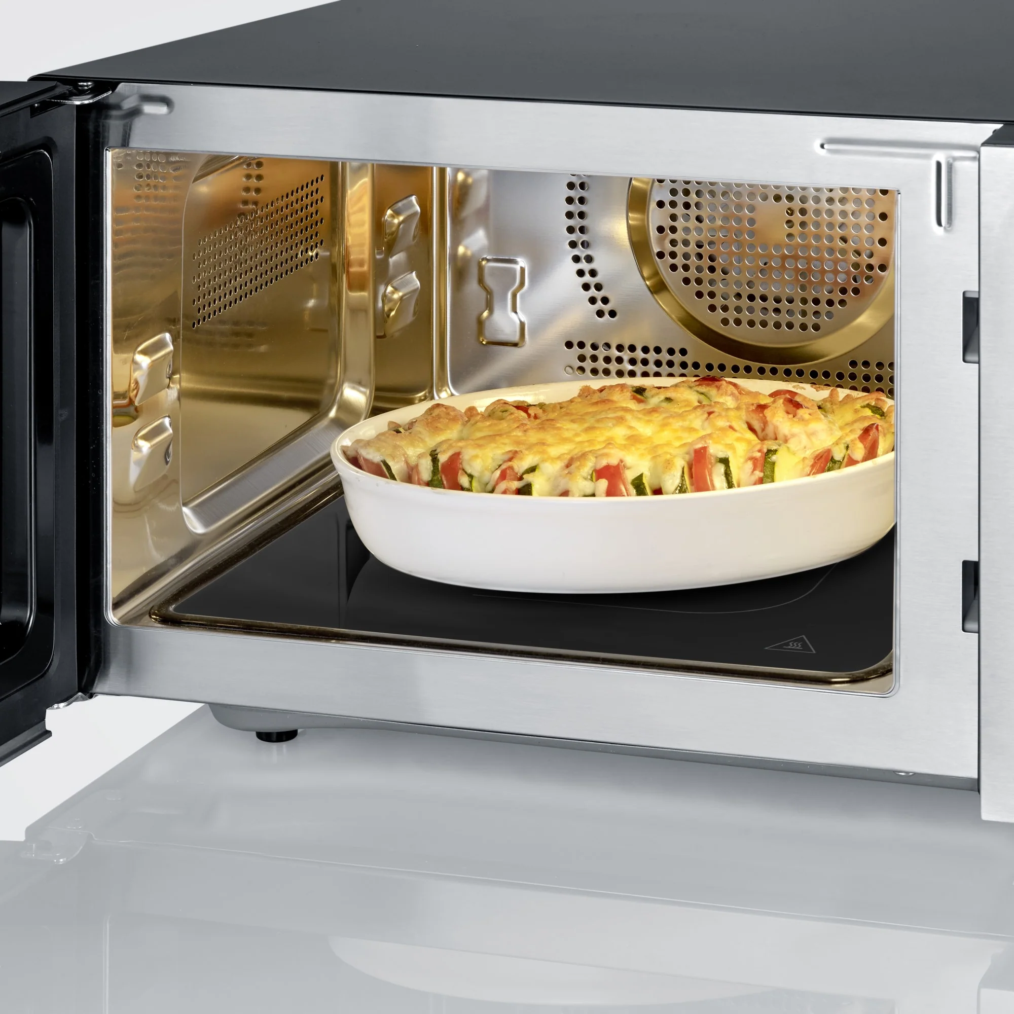 Severin Mikrowelle 3-in-1, Grill, Heissluft, MW7777 Deluxe Flatbed