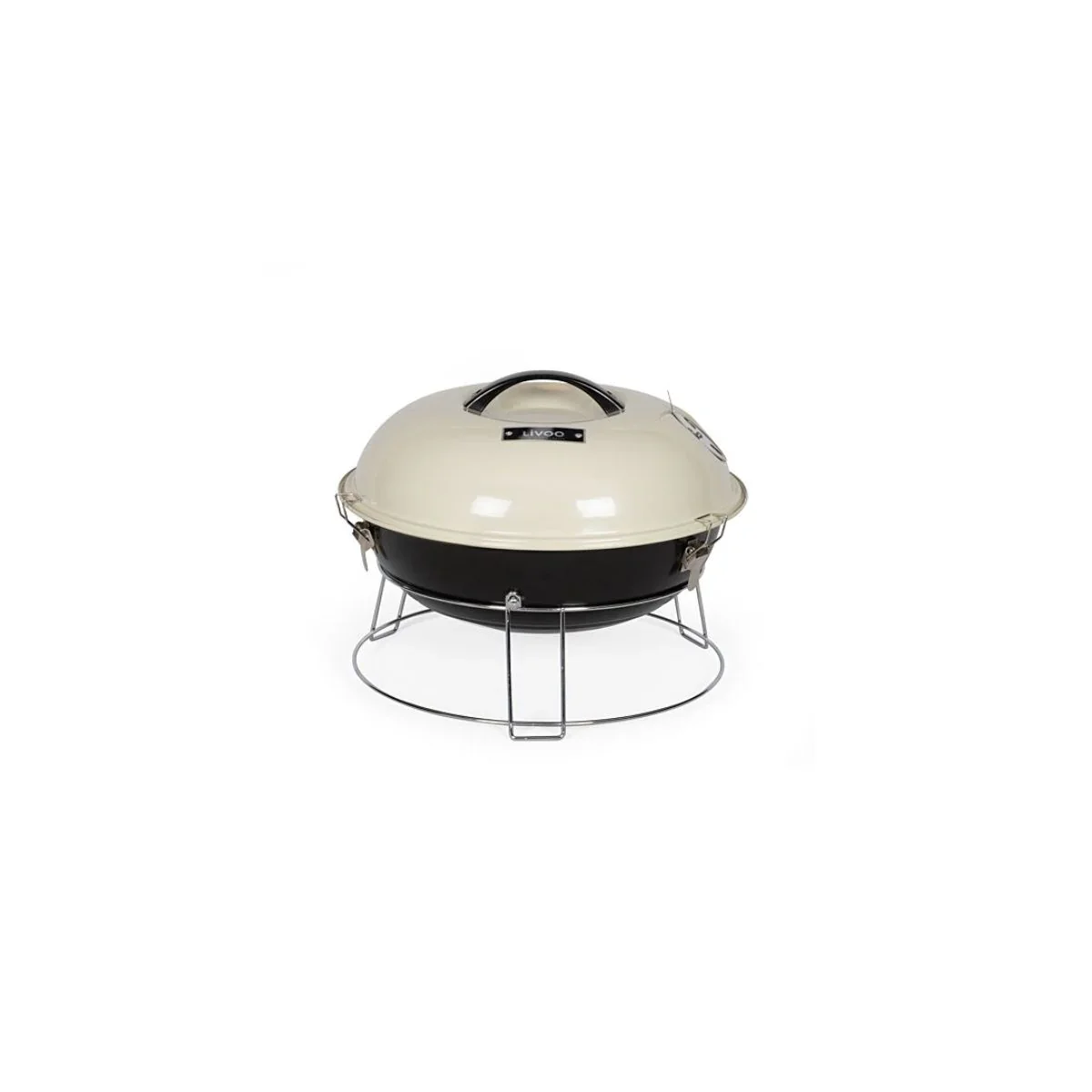 Livoo Barbacoa De Carbón 38cm Beige - Doc301