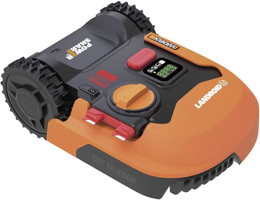 WORX Landroid M WR141E robotmaaier/accugrasmaaier voor kleine tuinen tot 500 m2/zelfrijdende grasmaaier voor een nette gazonsnit, veelkleurig