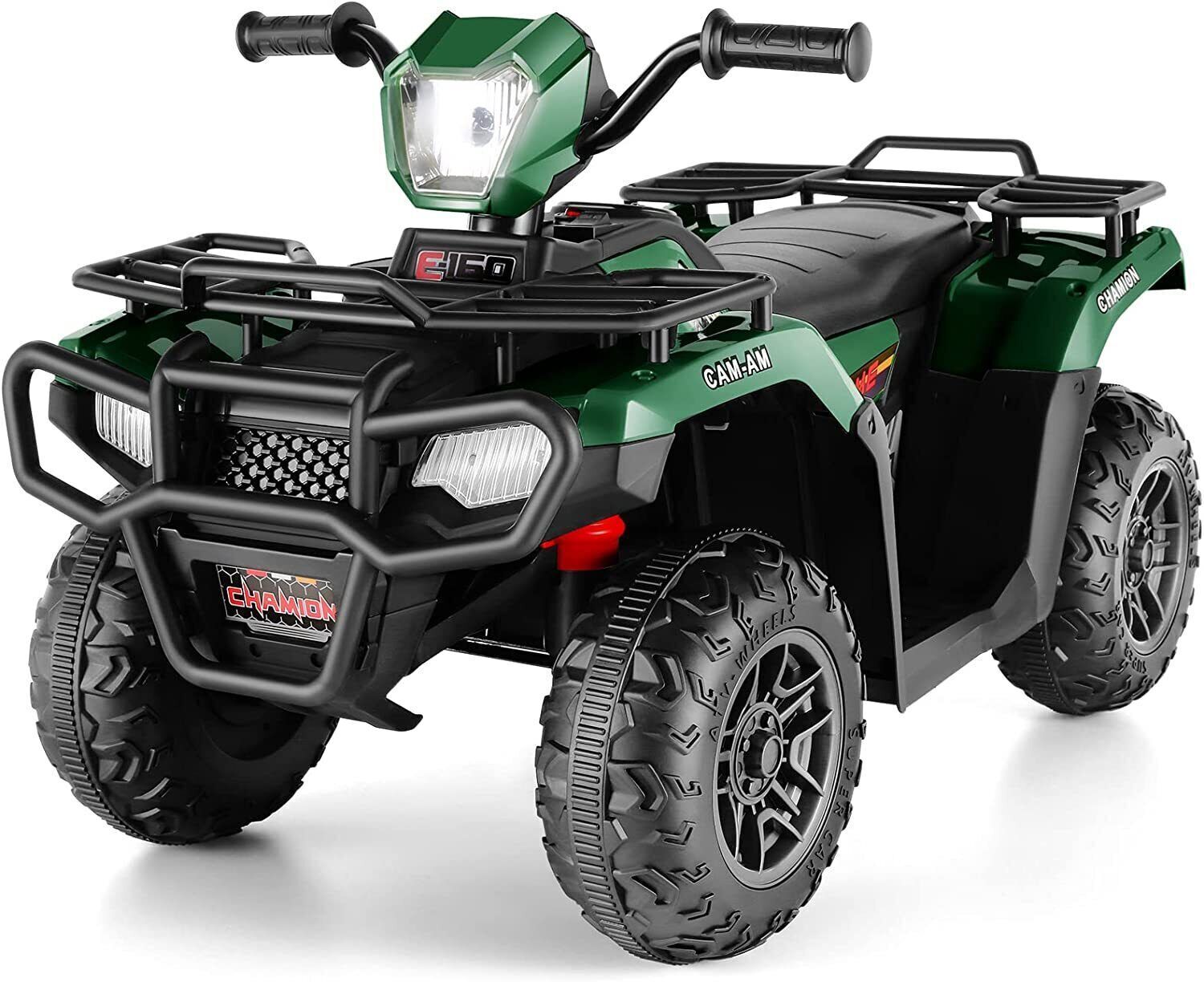 12V Electric Kids Ride On Car ATV 4-Wheeler Quad w/ Music LED Light Gift NEW！