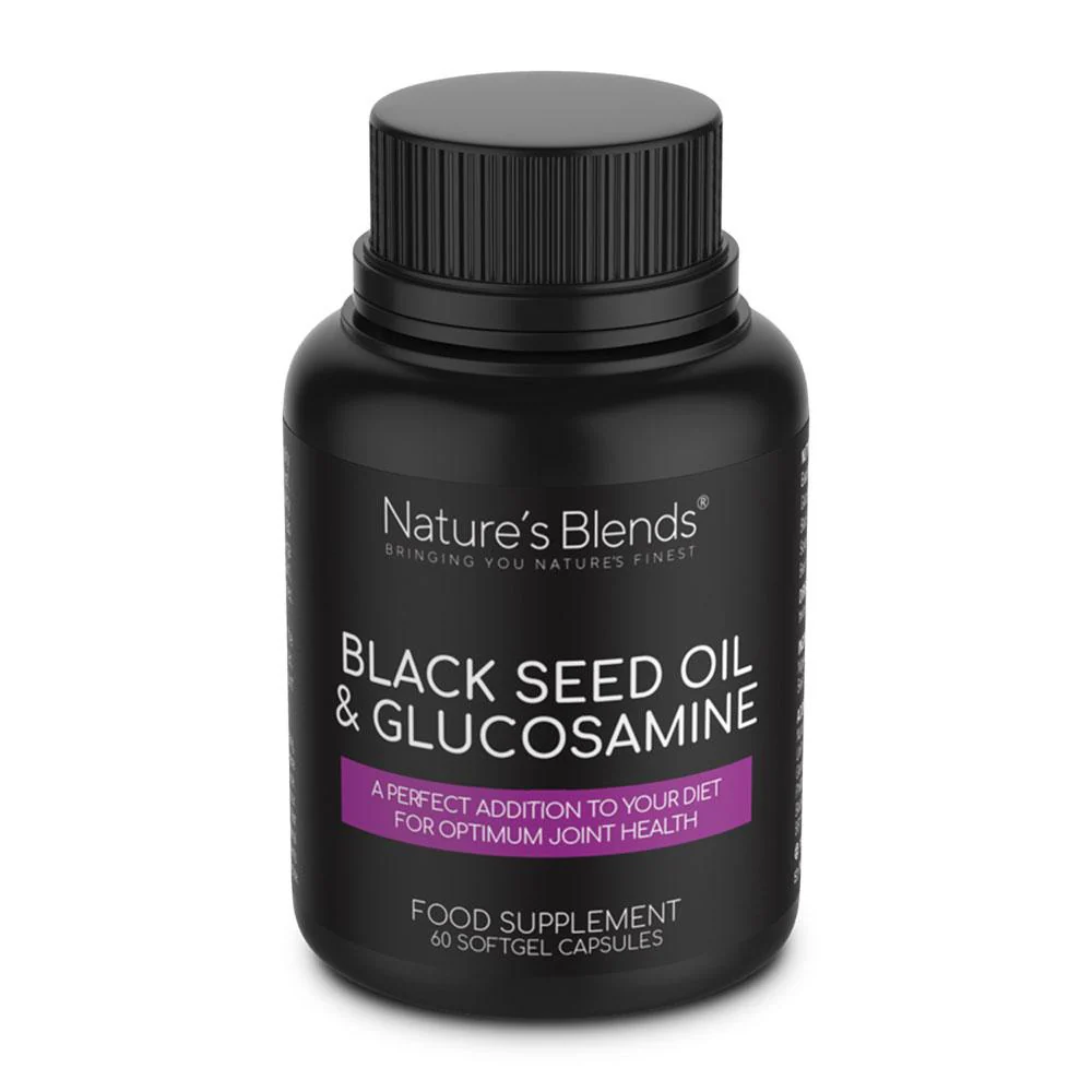 Black Seed Oil & Natural Glucosamine Capsules