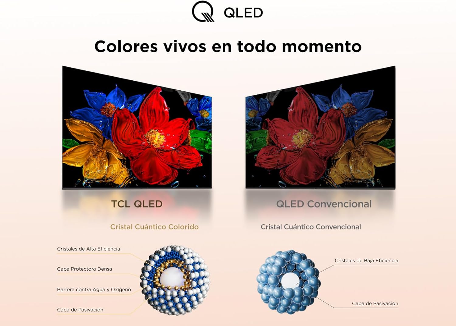 TCL 32SF560 Televisor 32 Pulgadas QLED Full HD, Smart TV con Fire TV, Control por Voz Alexa, HDR10, Dolby Audio, DTS Virtual:X, AirPlay 2, Sin Bisel