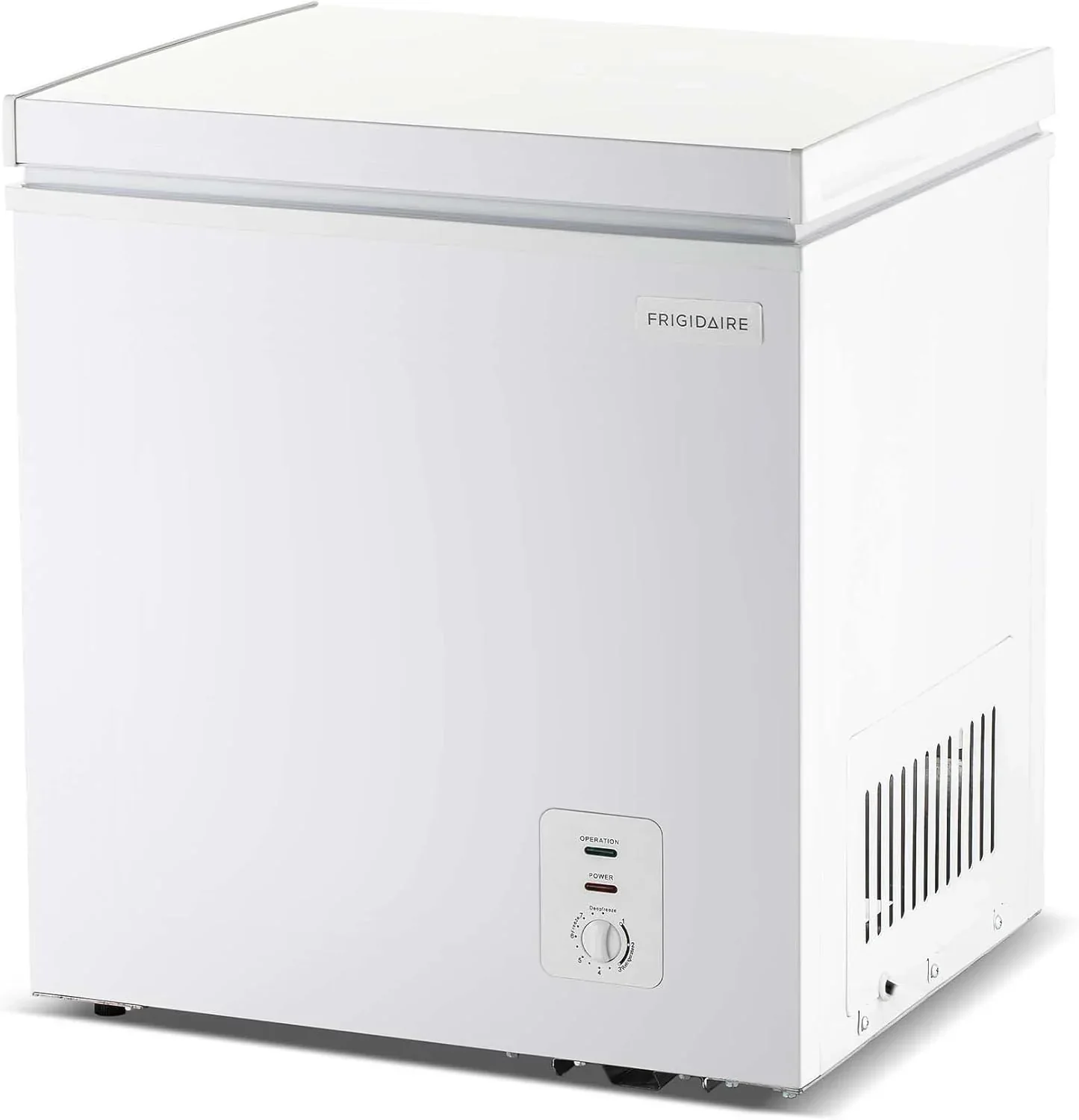 FRIGIDAIRE EFRF5003-BLACK Chest Deep Freezer-Garage-Ready, 5.0 Cu.