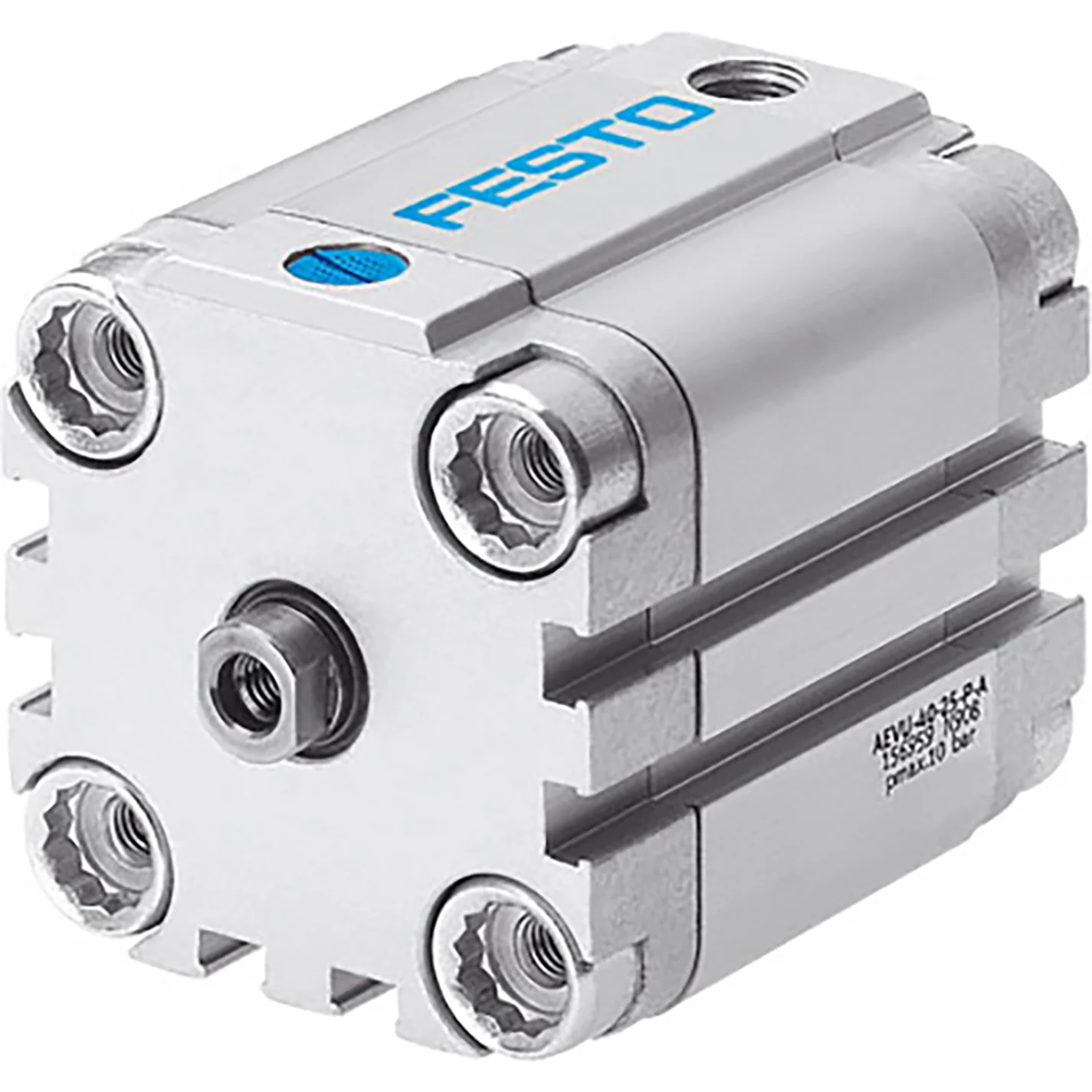 Festo 156950 - 1/8�� BSPP Compact Cylinder 32mm Bore Size 5mm Stroke Length AEVU-32-5-P-A