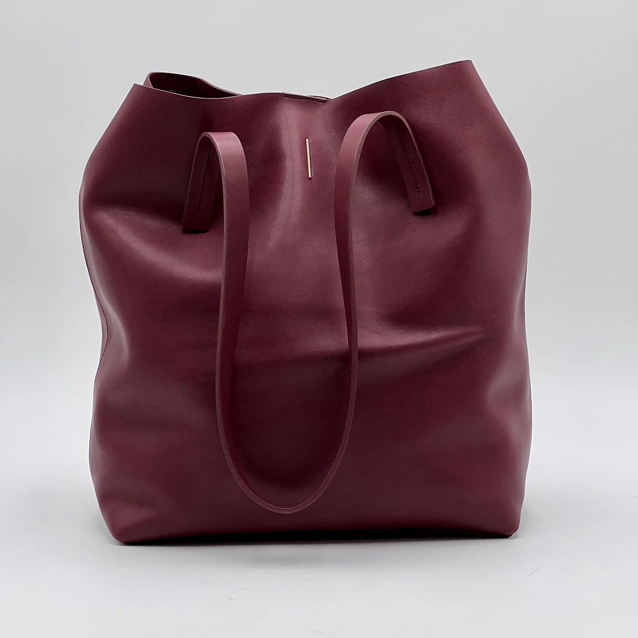 Alice bag ingrassato rubino