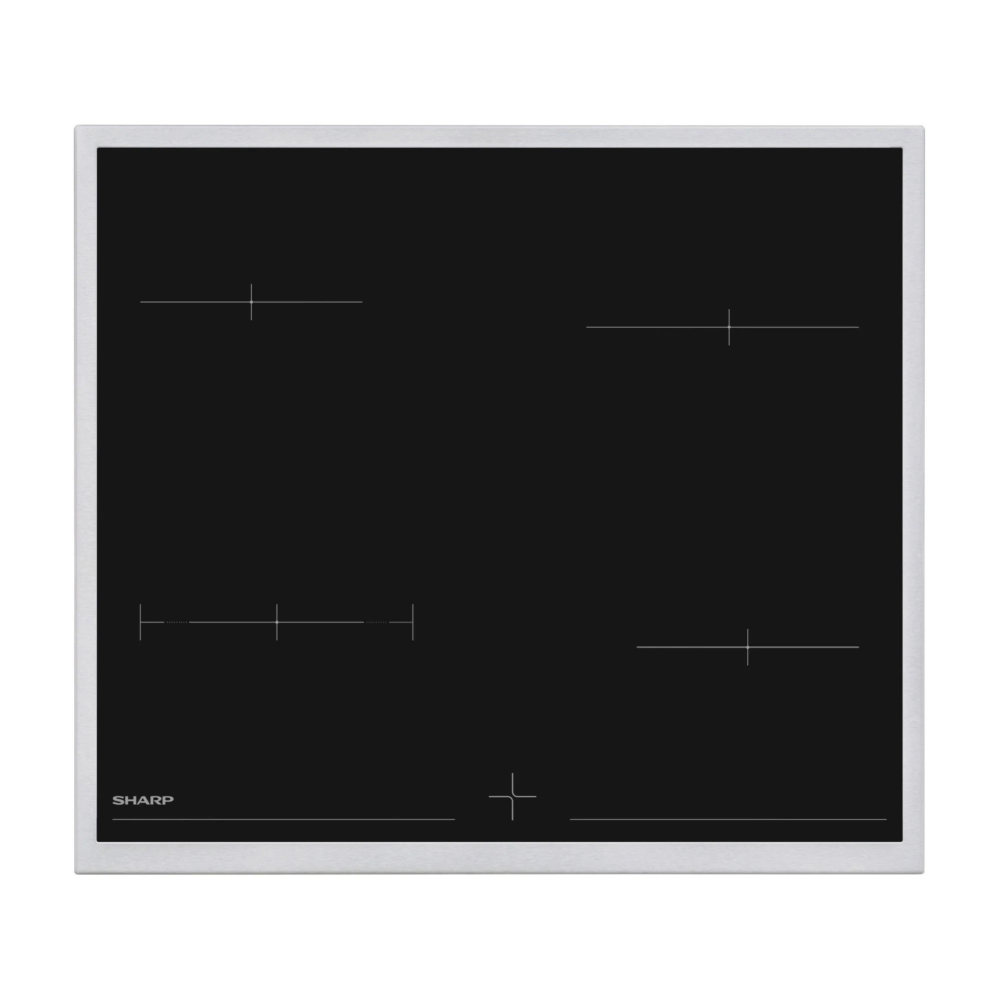 Sharp Kochherd Set Backofen und Vitrokeramikkochfeld, Einbau, K-72P19INH-EU Poly-Set