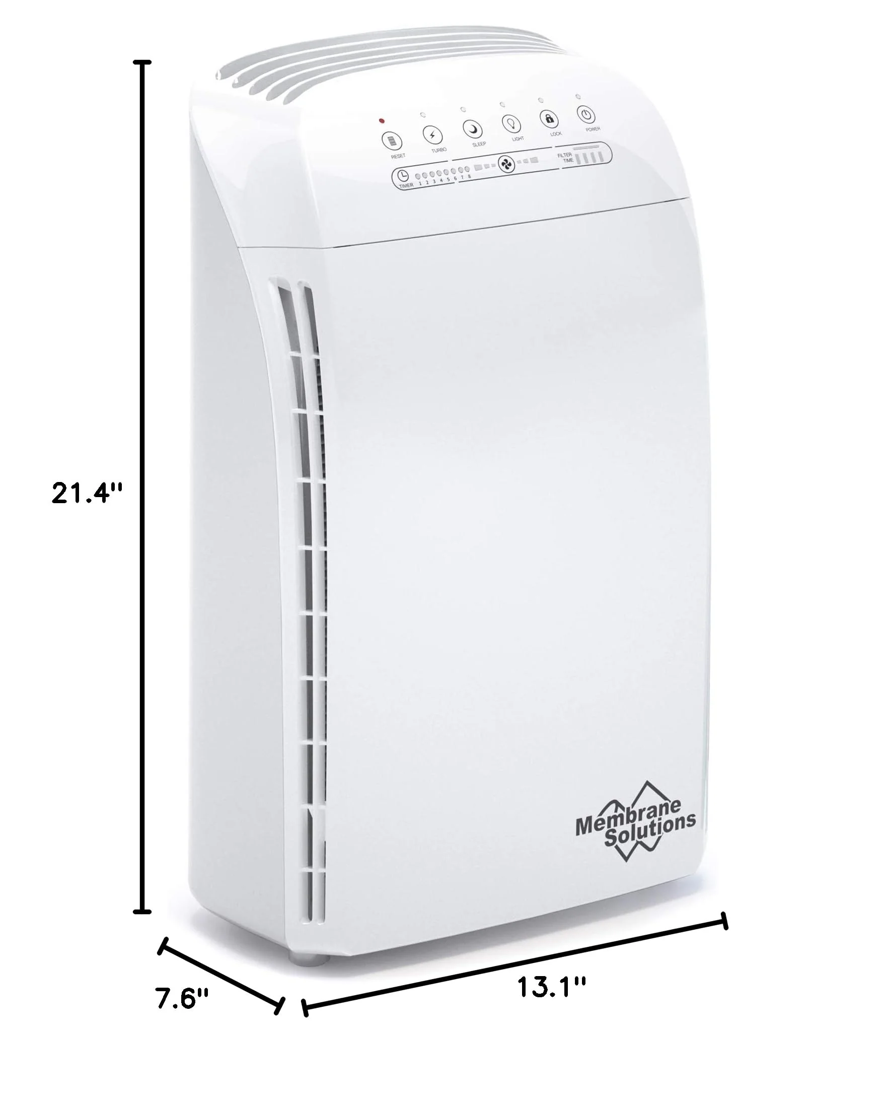 Membrane Solutions MSA3 Air Purifier for Home, Room Up to 1590 sq ft.