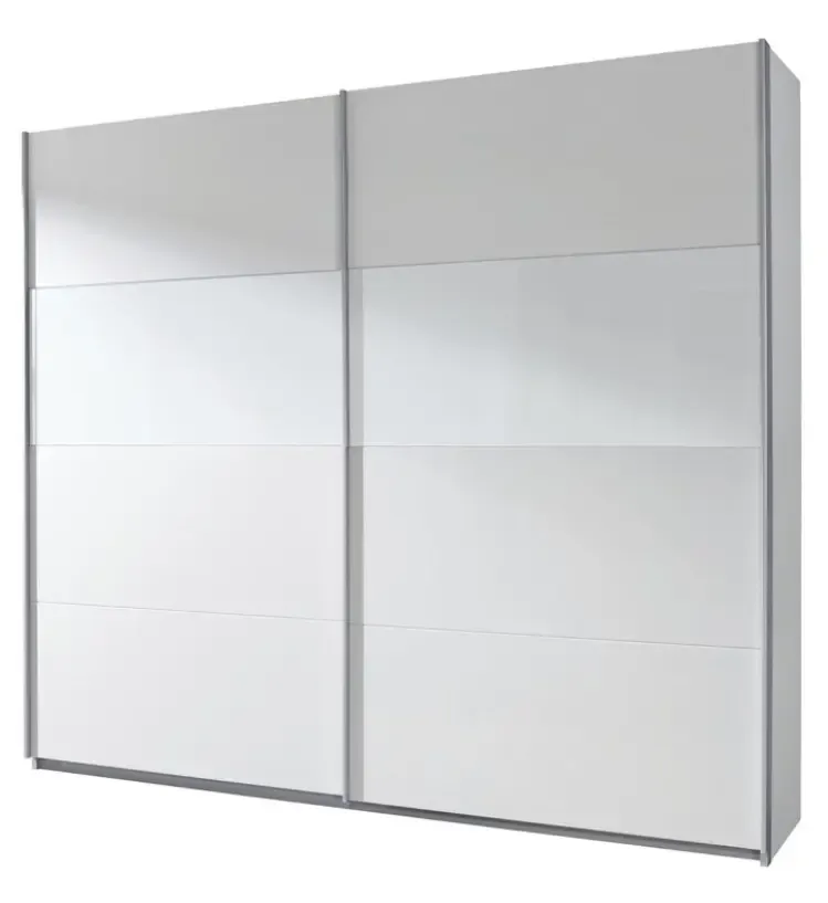 Rauch Schwebetürenschrank Quadra Alpinweiß ca. 226x210x62 cm