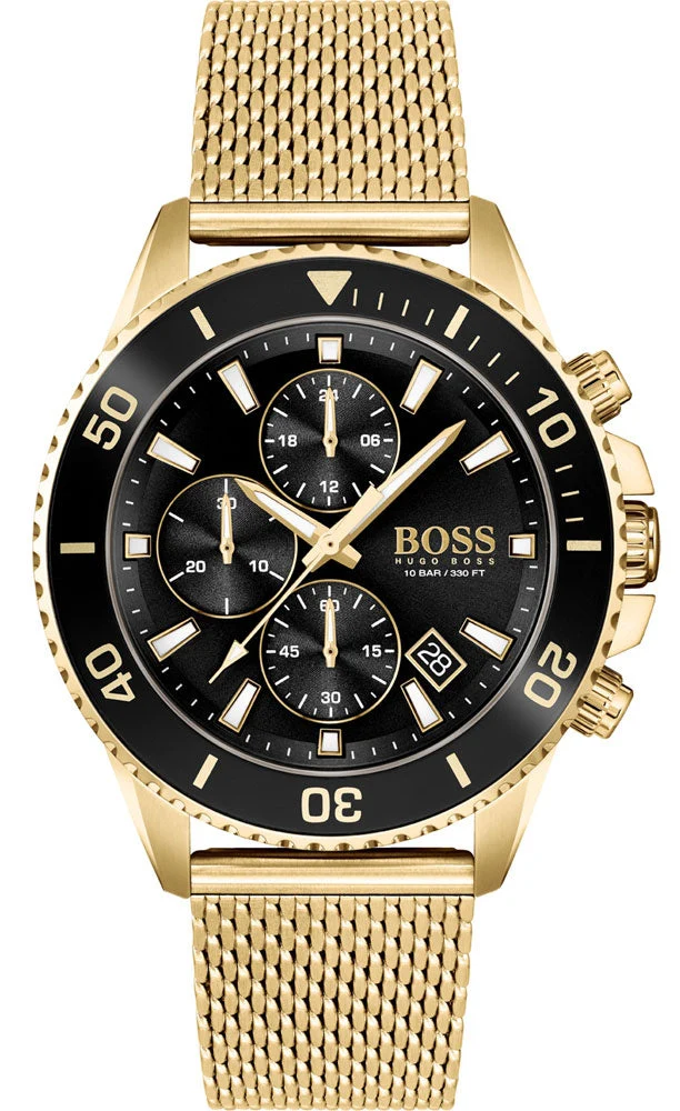 Hugo Boss Admiral Gold Chronograph Men's Watch 1513906