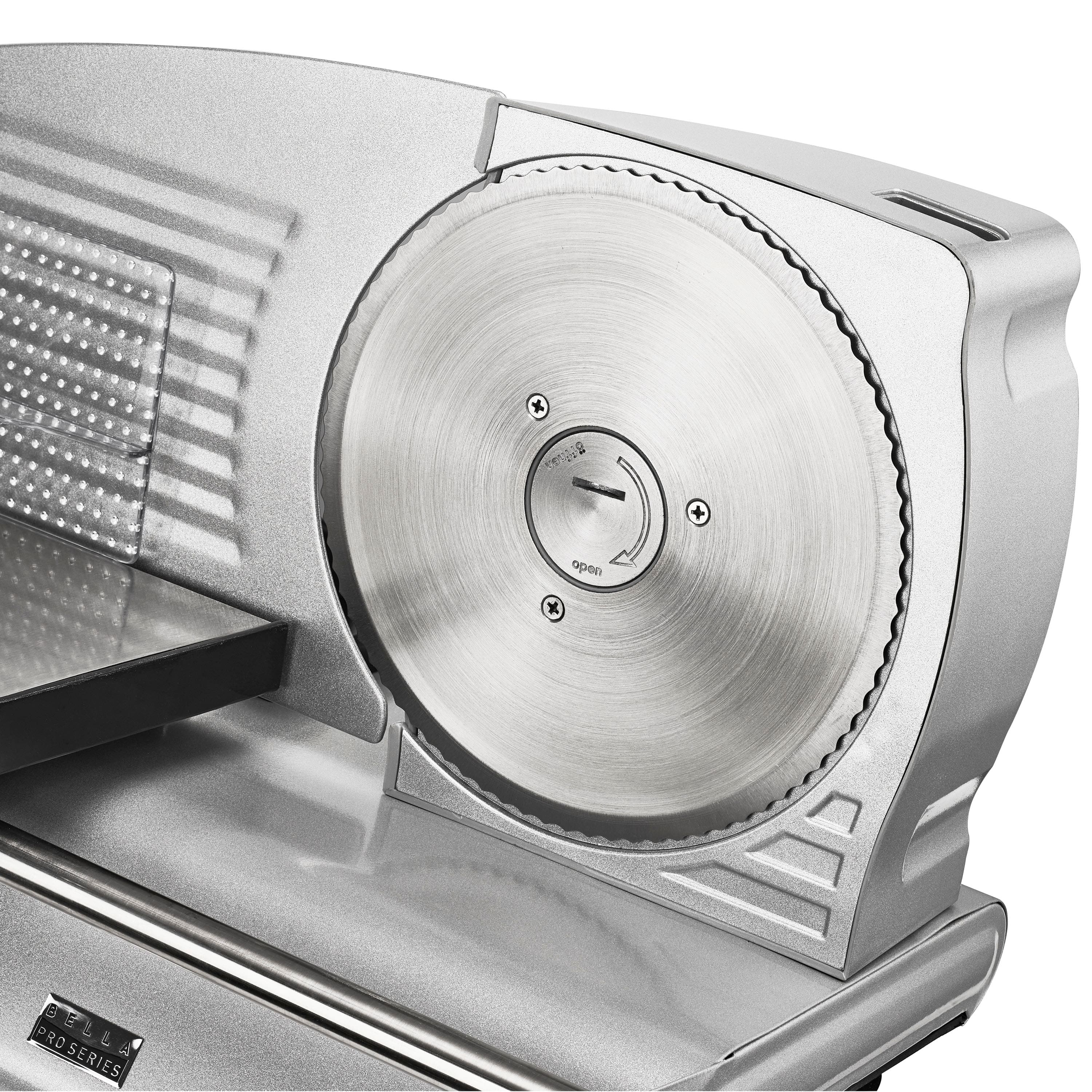 bella PRO - Pro-Grade Meat Slicer - Stainless Steel