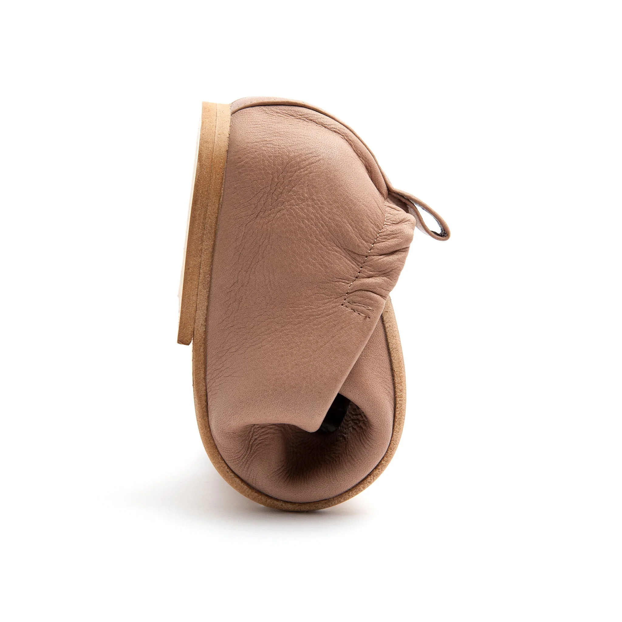 Ballerina sacchetto quadrata mousse nudo