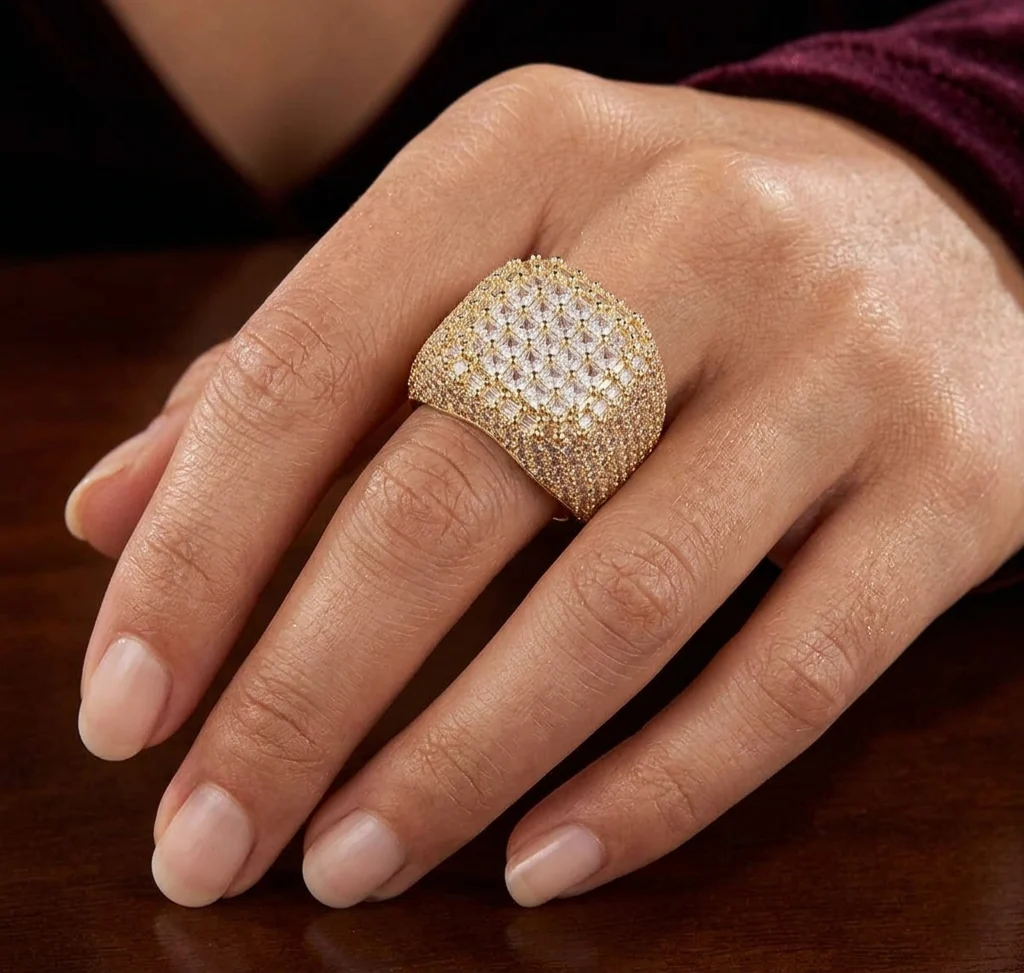 Big Daddy Infinity Iced Out Diamond Ring