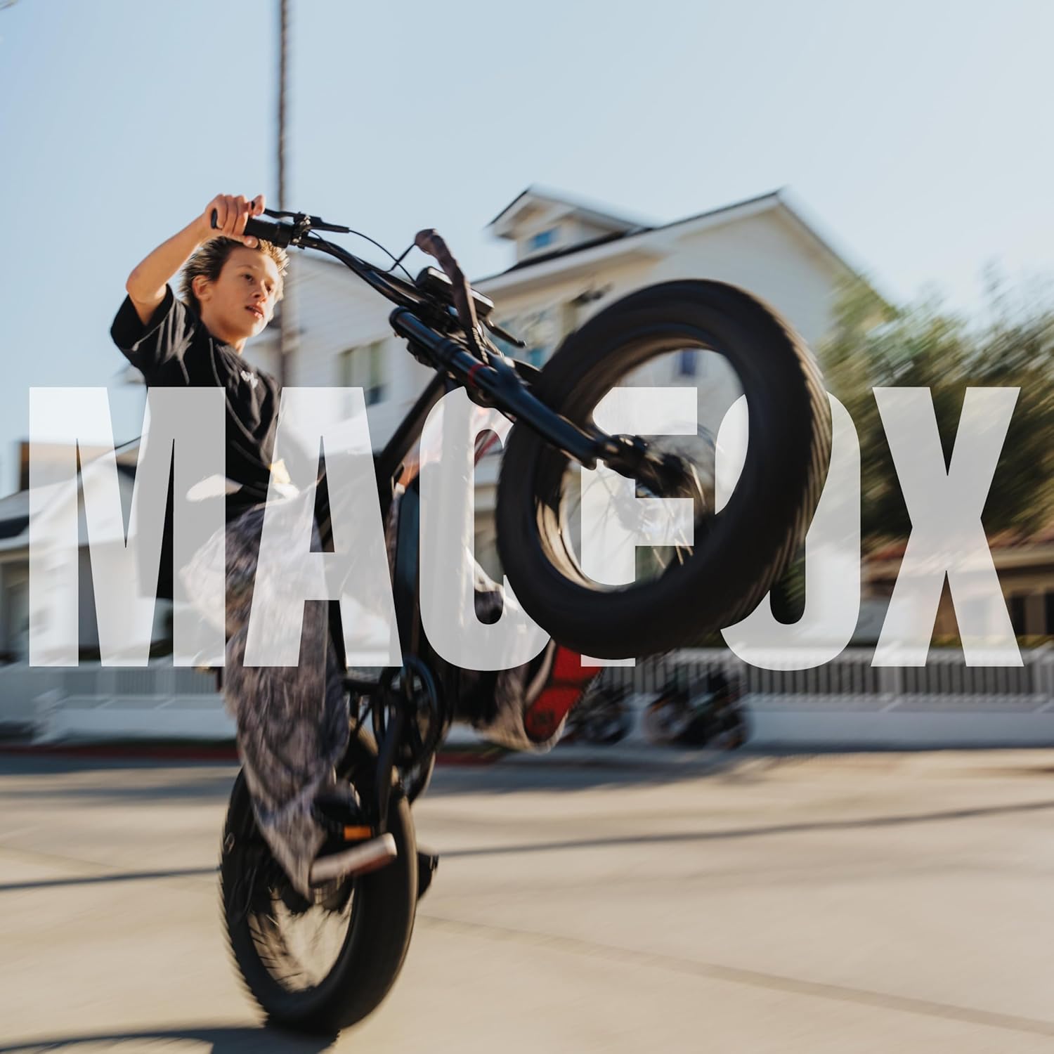 MACFOX Electric Bike for Adults Wheelies with 750W/500W Motor and 48V Ebike Battery, 20 Fat Tire Electric Dirtbike with Dual Disc Brakes and Shock Absorbers for Mountains, Road (US Warehouse)