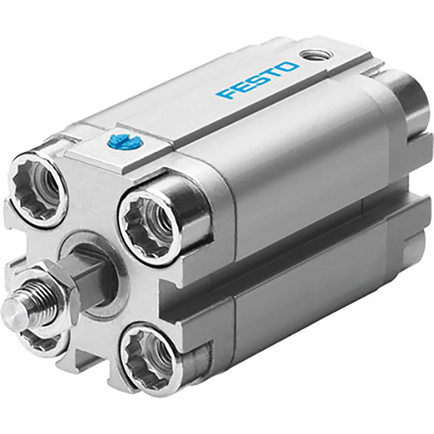 Festo 157113 - 1/4�� BSPP Compact Cylinder 100mm Bore Size 25mm Stroke Length AEVULQ-100-25-A-P-A