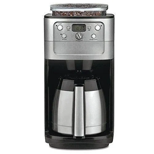 2026 Nuevo Cuisinart DGB-900BC cafetera automática de 12 tazas con molinillo integrado y jarra térmica