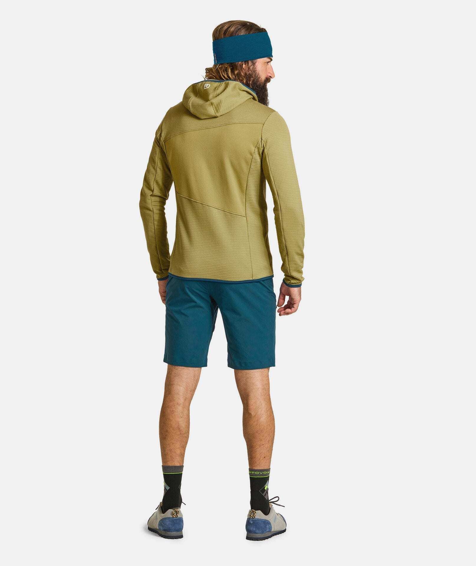 Fleece Grid Hoody m