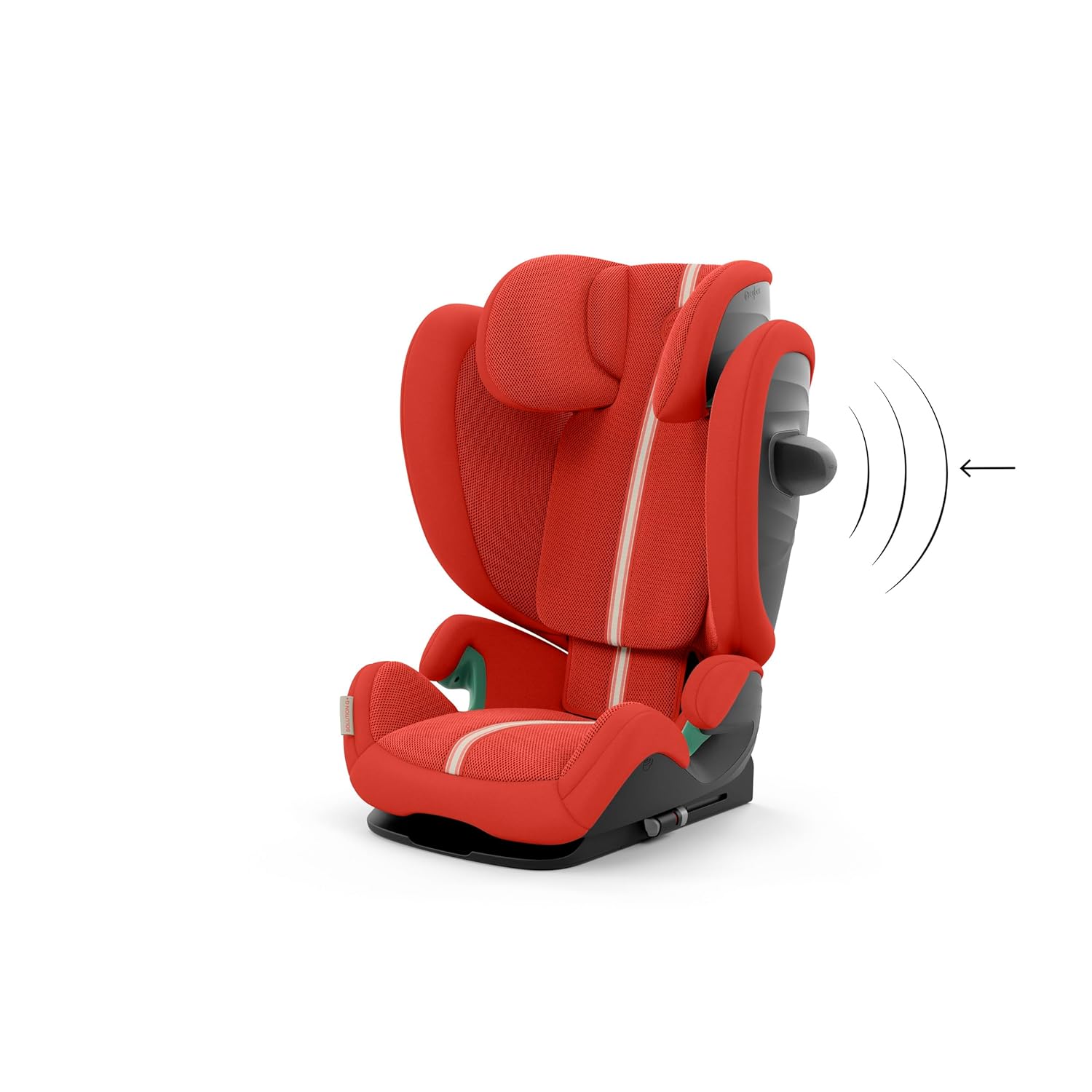 CYBEX Gold Kinder-Autositz Solution G i-Fix, Für Autos mit und ohne ISOFIX, Ab ca. 3 bis 12 Jahre (100 - 150 cm), Ab ca. 15 bis 50 kg, Lava Grey