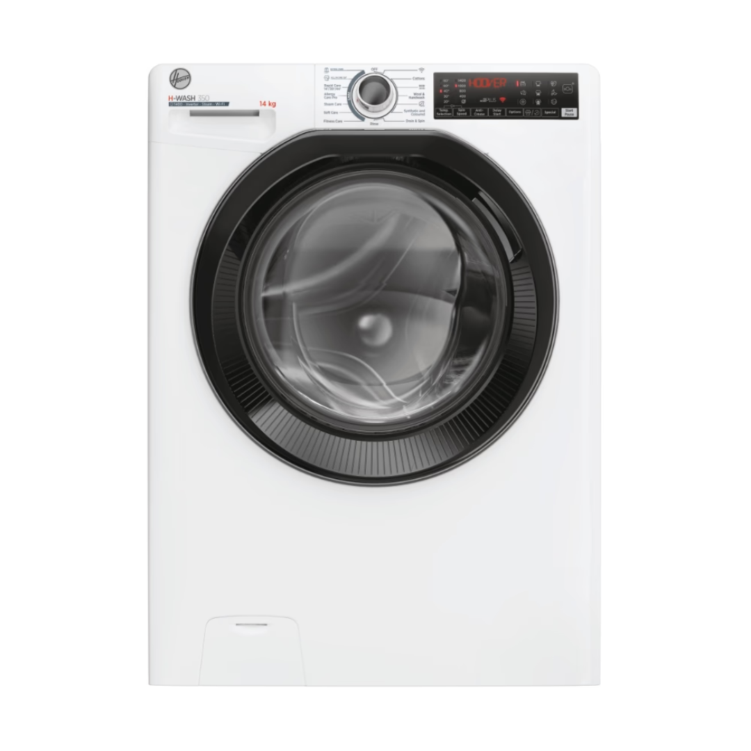 Hoover H-WASH 350 9kg 1400 Spin Washing Machine - White | H3WPS496TAM6-80