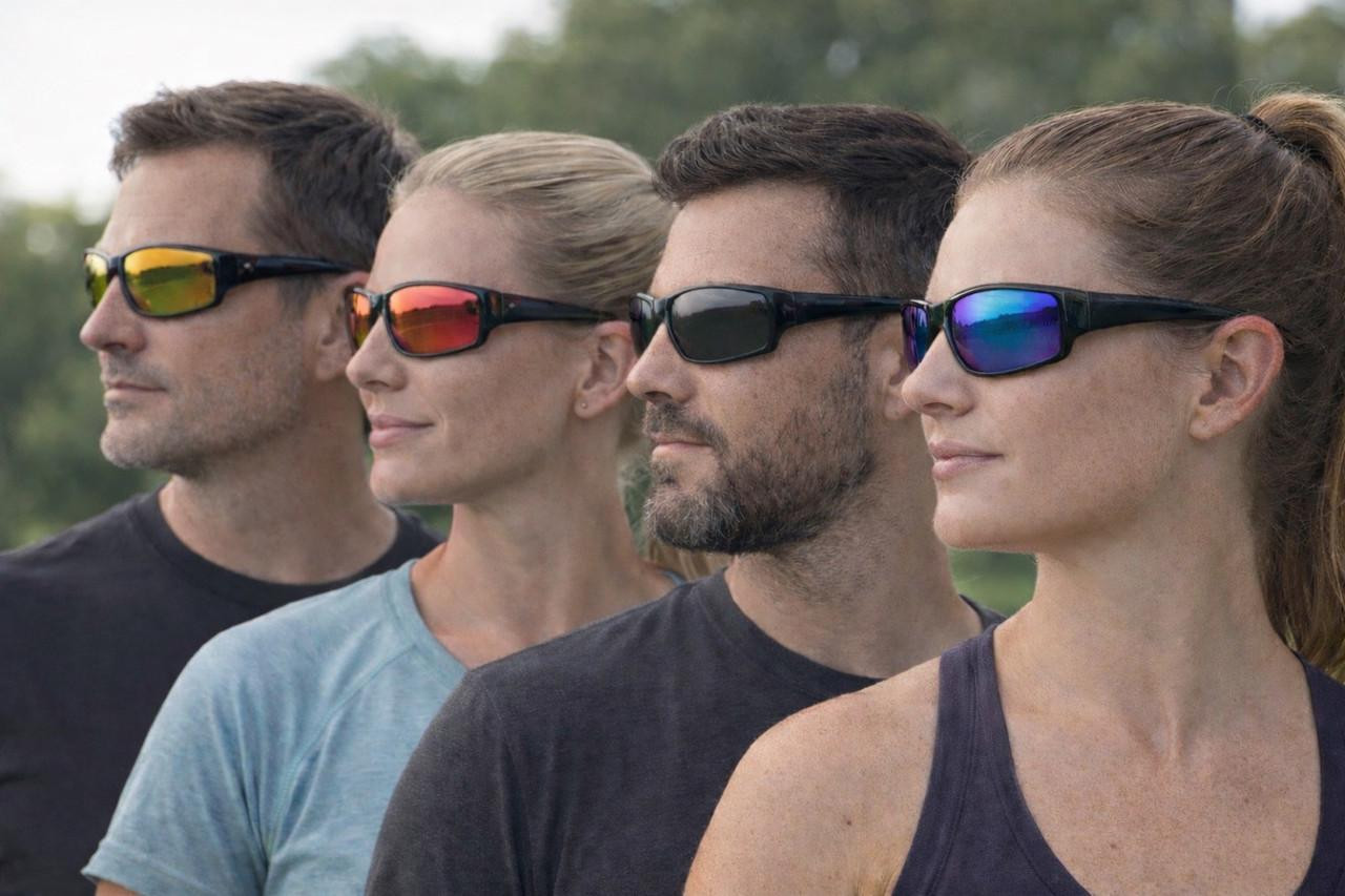 Polarized Sport Wraparound Sunglasses Bulk Sport Glare Blocking Style 116
