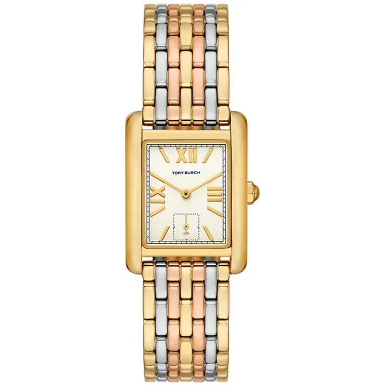 Tory Burch Women's The Eleanor Tri-Tone Stainless Steel Bracelet Watch 25mm