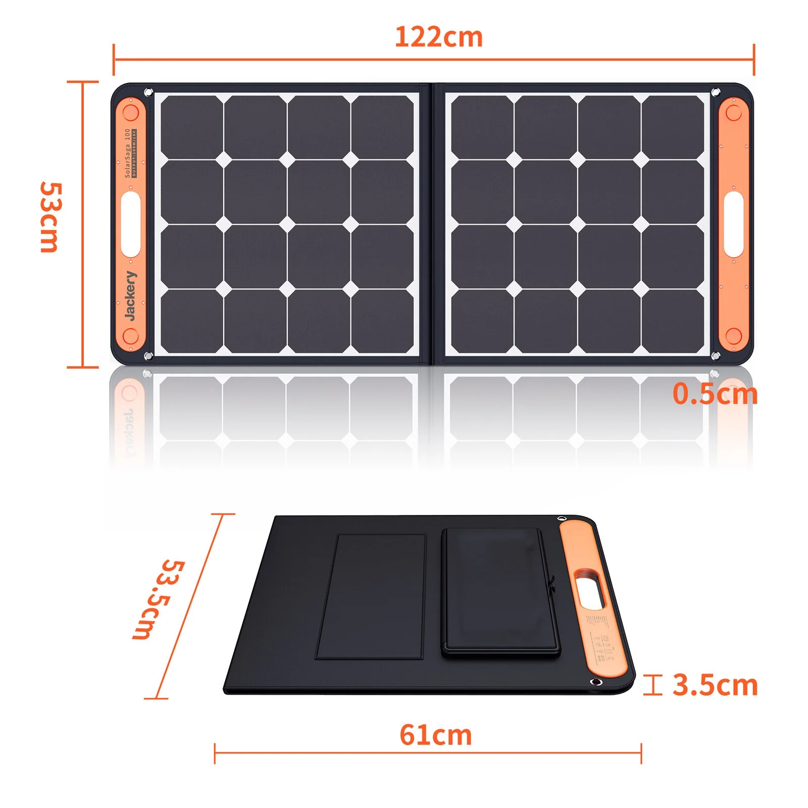 2025 Panel solar plegable Jackery SolarSaga 100W – 0 % IVA